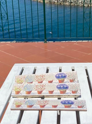 Piastrelle vintage decorative