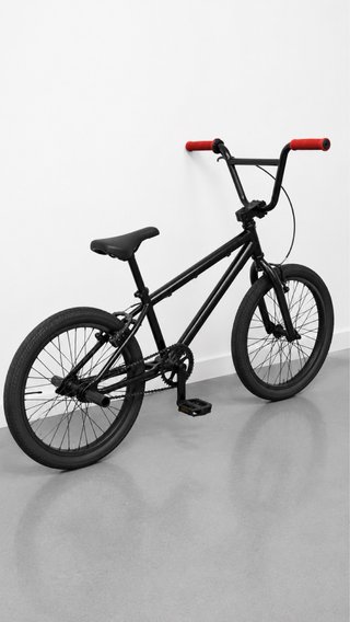 Bicicleta BMX Negra
