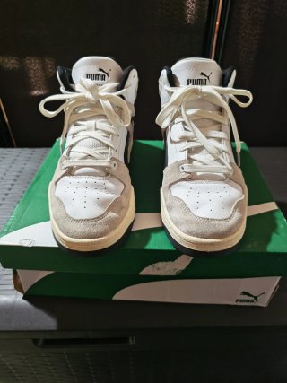 Botas Puma Beige y Blancas