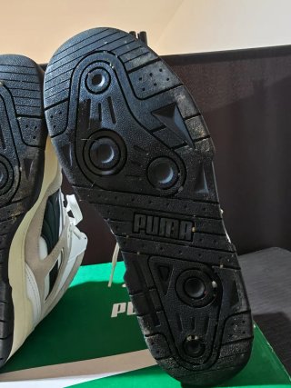 Botas Puma Beige y Blancas
