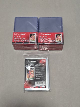 Pack 50 Toploader + 100 Sleeves Ultra Pro