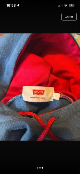 Sudadera Levi's Azul y Roja