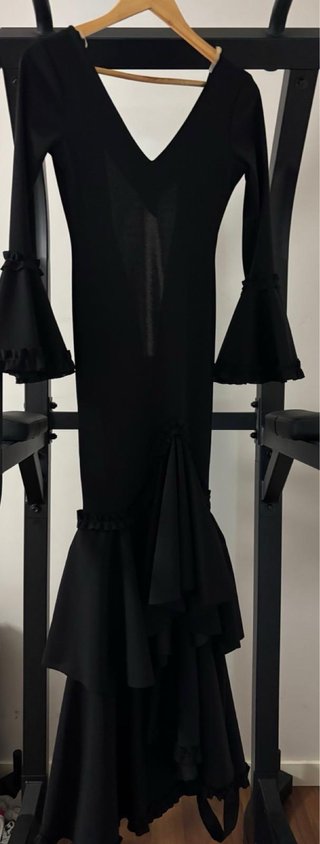 Vestido de flamenca negro