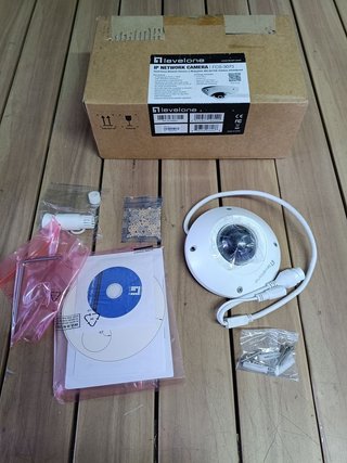 Camara IP Level One Mini Domo No WiFi 2 Megapixel PoE Exterior Antivandalica FCS-3073