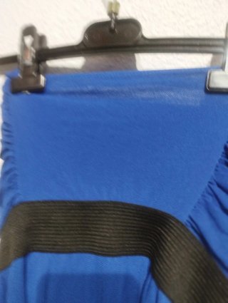 Vestido azul tul T38