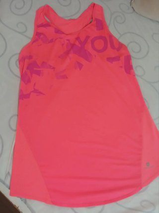 Camiseta deportiva rosa domyos