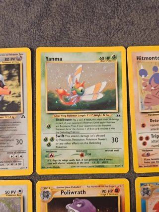Lotto Carte Pokemon Neo Discovery Holo Rare
