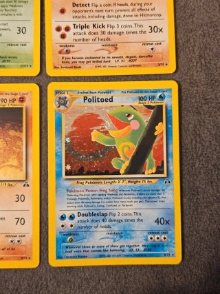 Lotto Carte Pokemon Neo Discovery Holo Rare