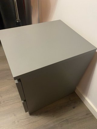 Mesitas de noche grises Ikea