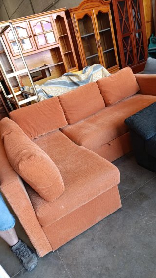 Sofá rinconera con cama
