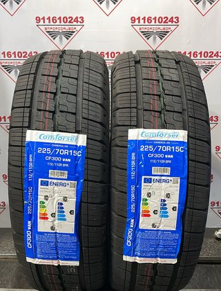 4UD 225 70 15C R COMFORSER RUEDA NUEVA YA MONTADA