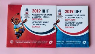 Set 2018 y 2019 Monedas Eslovaquia