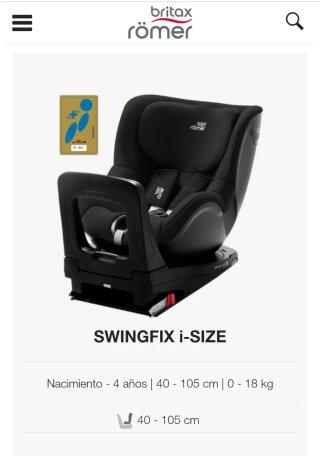 Silla de coche Britax Römer SWINGFIX M i-SIZE