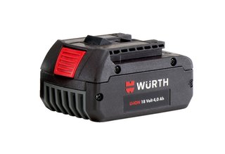 4 Soportes bateria WURTH 18V ion litio