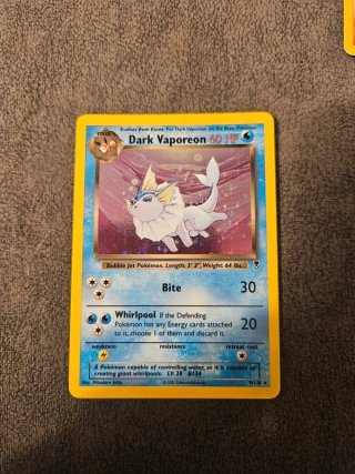 Pokemon Legendary Collection Dark Vaporeon Flareon