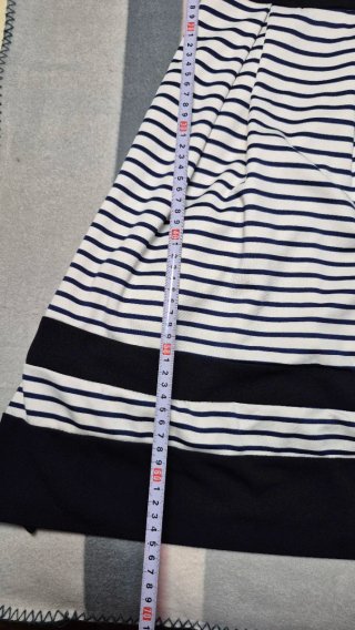 Vestido midi rayas marinero