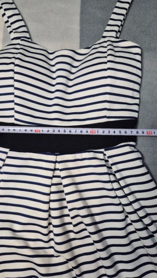 Vestido midi rayas marinero