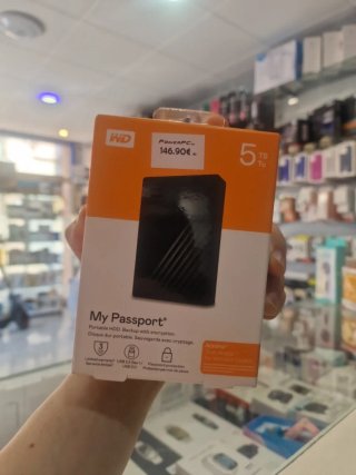 WD 5TB My Passport Disco Duro Externo