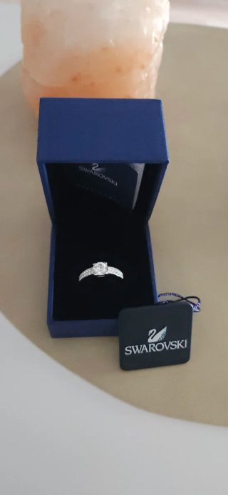 Anillo y Colgante Swarovski Plata