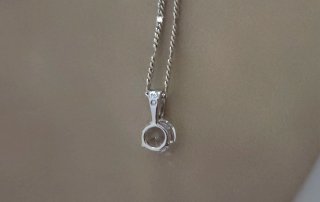 Anillo y Colgante Swarovski Plata