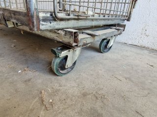 Carro jaula industrial con ruedas 178x80x192 cm