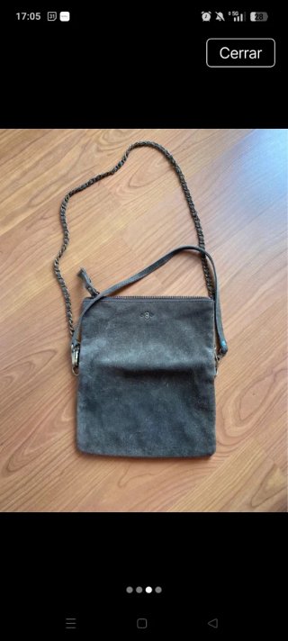 Bolso ante verde Brownie