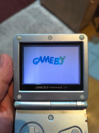 Nintendo Game Boy SP Plata