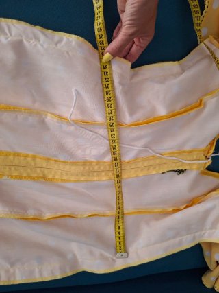 Vestido Flamenca Lunares Amarillo