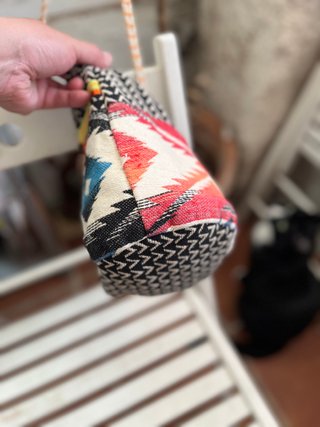 Bolso bandolera étnico multicolor