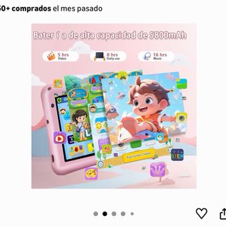 Tablet Infantil 7 pulgadas Rosa