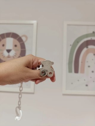 Chupetero Tous Oso Plata
