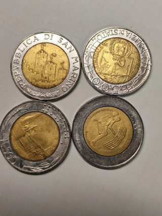 10 Monete da 500 Lire