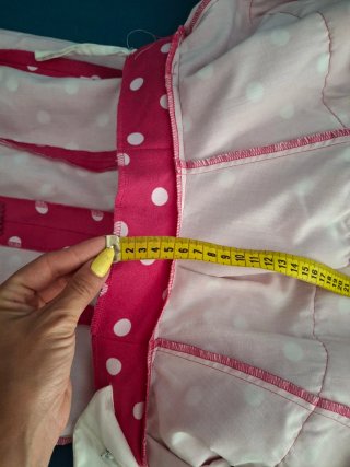 Vestido Flamenca Lunares Rosa