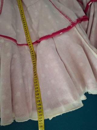 Vestido Flamenca Lunares Rosa