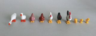 Playmobil Campesina Niña Con Gallinero Belén.