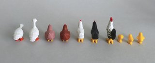 Playmobil Campesina Niña Con Gallinero Belén.