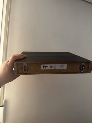Estante pared IKEA LACK negro 30x26cm