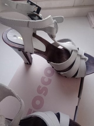 Sandalias Fosco Tacon Madera