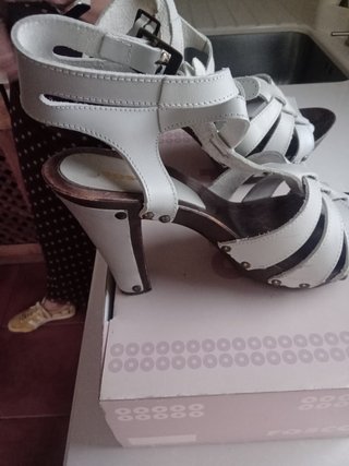 Sandalias Fosco Tacon Madera