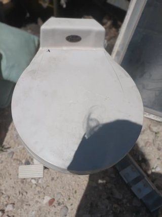 Artículos de barco: inodoro y lavabo