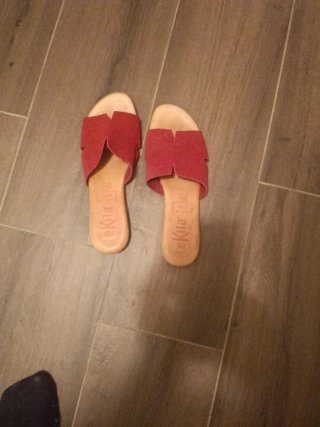 Sandalias Rojas