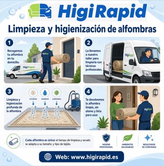Limpieza de alfombras para hogares y negocios