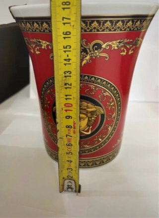 Vaso Versace Rosso Medusa