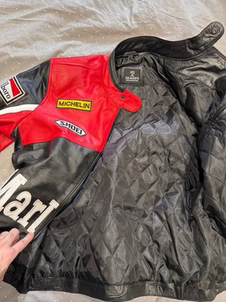 Chaqueta Cuero Marlboro Racing
