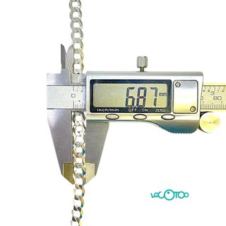 Cadena Plata 925 Barbada Lisa 60cm 27,50g