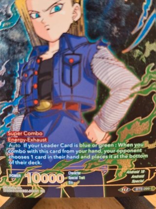 Carta Dragon Ball Android 18 Bionic Blitz