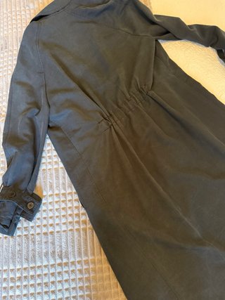 Trench Zara Negro Entretiempo