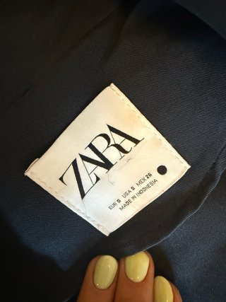 Trench Zara Negro Entretiempo