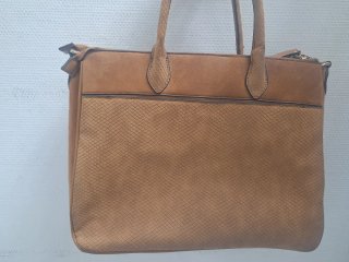 Maletín Parfois Beige y Marrón