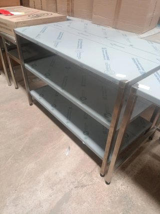 MESA CENTRAL EN ACERO  150X70 MIRA MI PERFIL